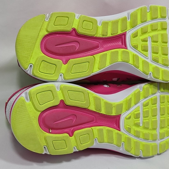 Nike Dual Fusion Run 2 Pure Platinum Girl Size 7Y - Picture 7 of 8